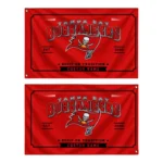 Tampa Bay Buccaneers House Flag Customized Ornate Border Red Best Selling