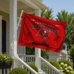 Tampa Bay Buccaneers House Flag Customized Ornate Border Red Best Selling