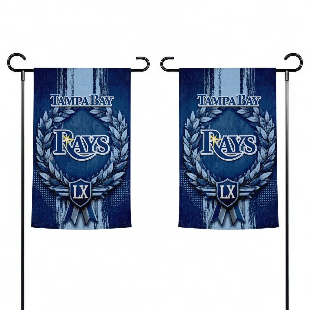 Tampa Bay Rays Garden Flag Custom Laurel Wreath Navy Fashion Forward Tampa Bay Rays Garden Flag Custom Laurel Wreath Navy Fashion Forward