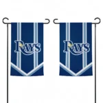 Tampa Bay Rays Garden Flag Customized Chevron Stripes Navy Best Selling