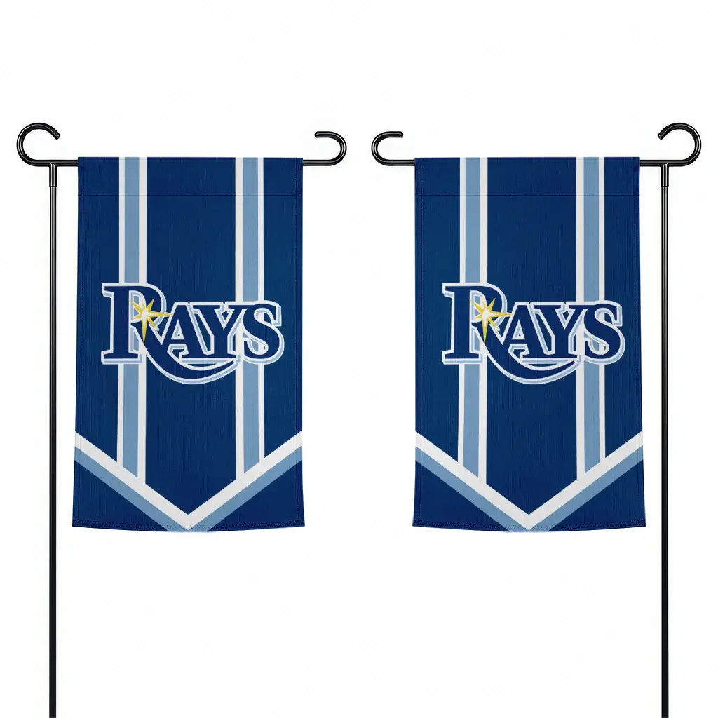 Tampa Bay Rays Garden Flag Customized Chevron Stripes Navy Fashion Forward Tampa Bay Rays Garden Flag Customized Chevron Stripes Navy Fashion Forward
