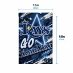 Tampa Bay Rays Garden Flag Personalized Glowing Star Navy Best Selling