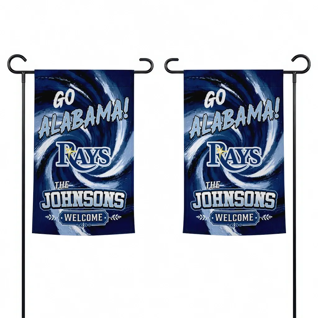 Tampa Bay Rays Garden Flag Personalized Swirl Vortex Navy Fashion Forward Tampa Bay Rays Garden Flag Personalized Swirl Vortex Navy Fashion Forward