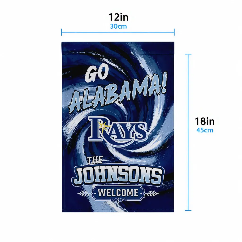 Tampa Bay Rays Garden Flag Personalized Swirl Vortex Navy High Quality Tampa Bay Rays Garden Flag Personalized Swirl Vortex Navy High Quality