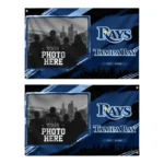 Tampa Bay Rays House Flag Custom Framed Photo Navy Black Best Selling