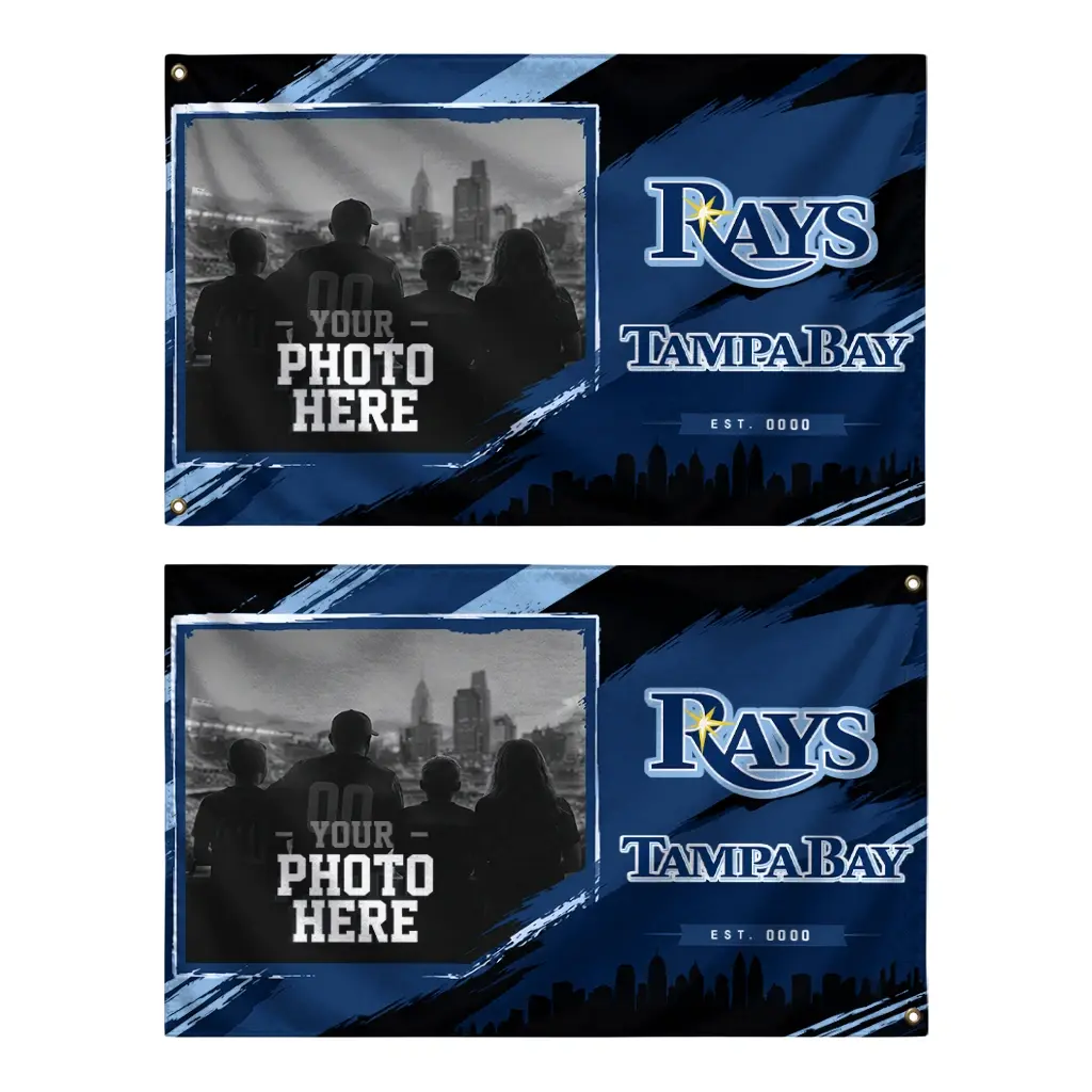 Tampa Bay Rays House Flag Custom Framed Photo Navy Black Fashion Forward Tampa Bay Rays House Flag Custom Framed Photo Navy Black Fashion Forward