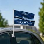 Tampa Bay Rays House Flag Customized Brushed Streaks Navy Best Selling