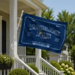 Tampa Bay Rays House Flag Customized Ornate Border Navy Best Selling