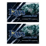 Tampa Bay Rays House Flag Personalized Diagonal Stripes Navy Best Selling