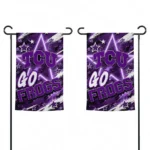Tcu Horned Frogs Garden Flag Custom Glowing Star Purple Best Selling