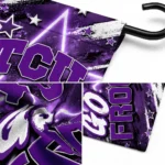 Tcu Horned Frogs Garden Flag Custom Glowing Star Purple Best Selling