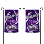 Tcu Horned Frogs Garden Flag Custom Swirl Vortex Purple Best Selling