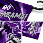 Tcu Horned Frogs Garden Flag Custom Swirl Vortex Purple Best Selling