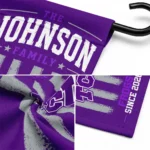 Tcu Horned Frogs Garden Flag Customized Distressed Stripes Purple Best Selling
