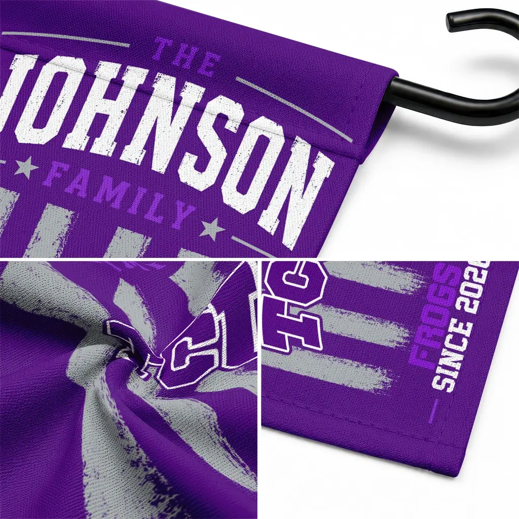Tcu Horned Frogs Garden Flag Customized Distressed Stripes Purple Latest Model Tcu Horned Frogs Garden Flag Customized Distressed Stripes Purple Latest Model