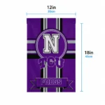 Tcu Horned Frogs Garden Flag Personalized Circle Medallion Purple Best Selling