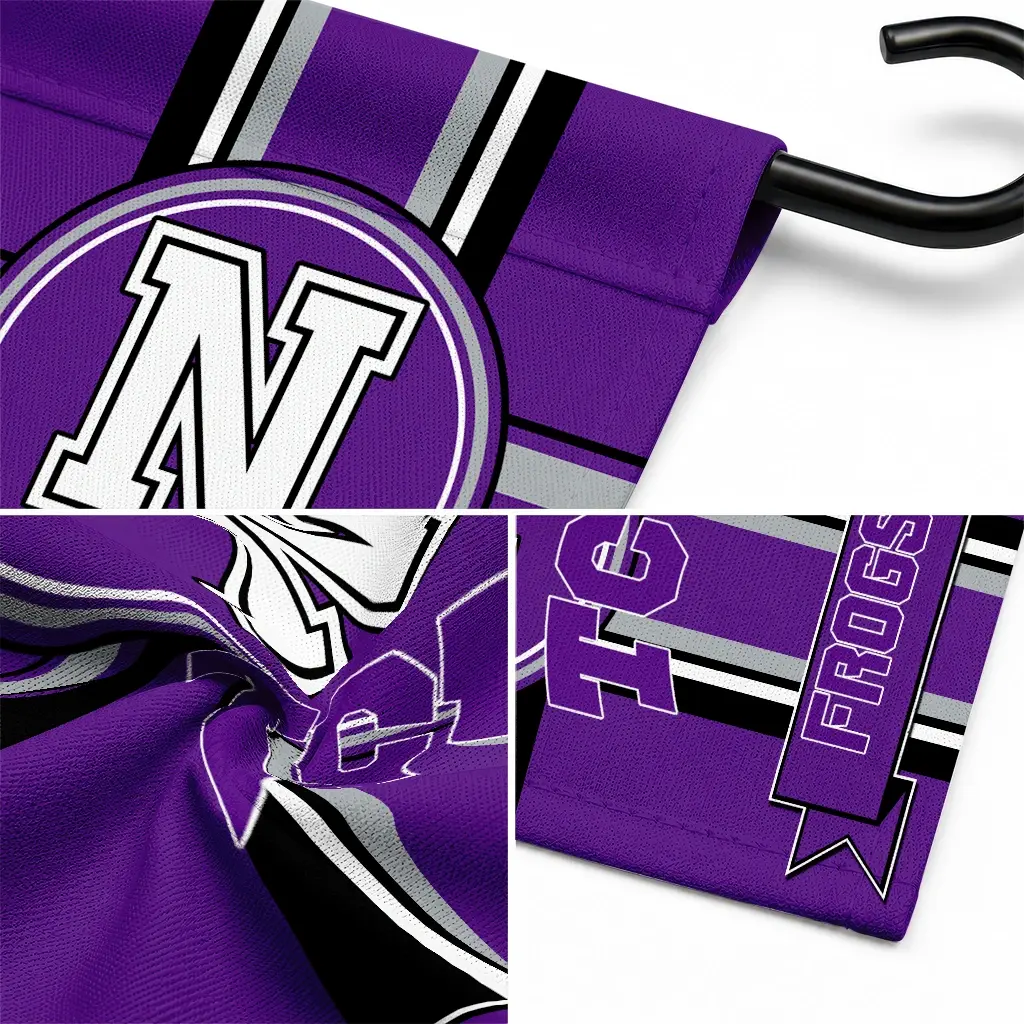 Tcu Horned Frogs Garden Flag Personalized Circle Medallion Purple Latest Model Tcu Horned Frogs Garden Flag Personalized Circle Medallion Purple Latest Model