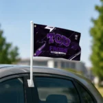Tcu Horned Frogs House Flag Customized Speed Slashes Purple Best Selling