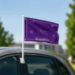 Tcu Horned Frogs House Flag Personalized Ornate Border Purple Best Selling