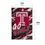 Temple Owls Garden Flag Custom Glowing Star Red Best Selling