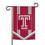 Temple Owls Garden Flag Personalized Chevron Stripes Red Best Selling