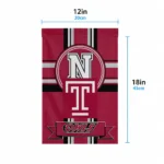 Temple Owls Garden Flag Personalized Circle Medallion Red Best Selling