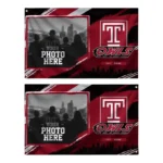 Temple Owls House Flag Customized Framed Photo Red Black Best Selling