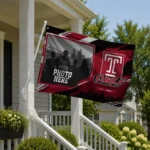 Temple Owls House Flag Customized Framed Photo Red Black Best Selling