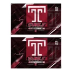 Temple Owls House Flag Customized Speed Slashes Red Best Selling