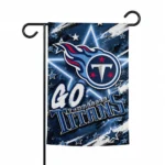 Tennessee Titans Garden Flag Custom Glowing Star Navy Best Selling
