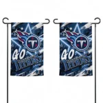 Tennessee Titans Garden Flag Custom Glowing Star Navy Best Selling