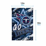 Tennessee Titans Garden Flag Custom Glowing Star Navy Best Selling
