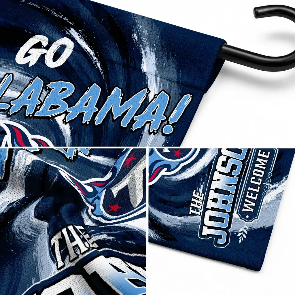 Tennessee Titans Garden Flag Custom Swirl Vortex Navy Latest Model Tennessee Titans Garden Flag Custom Swirl Vortex Navy Latest Model