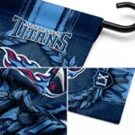 Tennessee Titans Garden Flag Customized Laurel Wreath Navy Best Selling