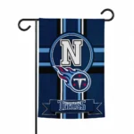Tennessee Titans Garden Flag Personalized Circle Medallion Navy Best Selling