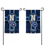 Tennessee Titans Garden Flag Personalized Circle Medallion Navy Best Selling