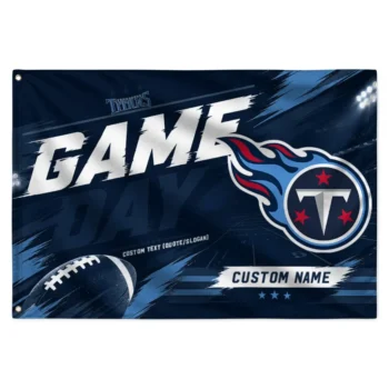 Tennessee Titans House Flag Custom Action Streaks Navy Best Selling