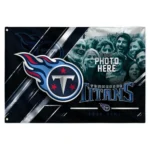 Tennessee Titans House Flag Custom Diagonal Stripes Navy Best Selling