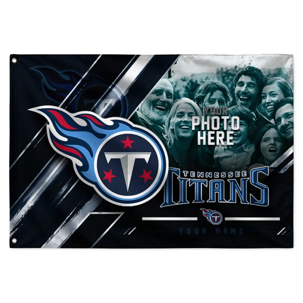 Tennessee Titans House Flag Custom Diagonal Stripes Navy Best Selling Tennessee Titans House Flag Custom Diagonal Stripes Navy Best Selling
