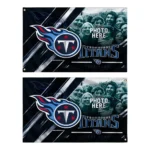 Tennessee Titans House Flag Custom Diagonal Stripes Navy Best Selling