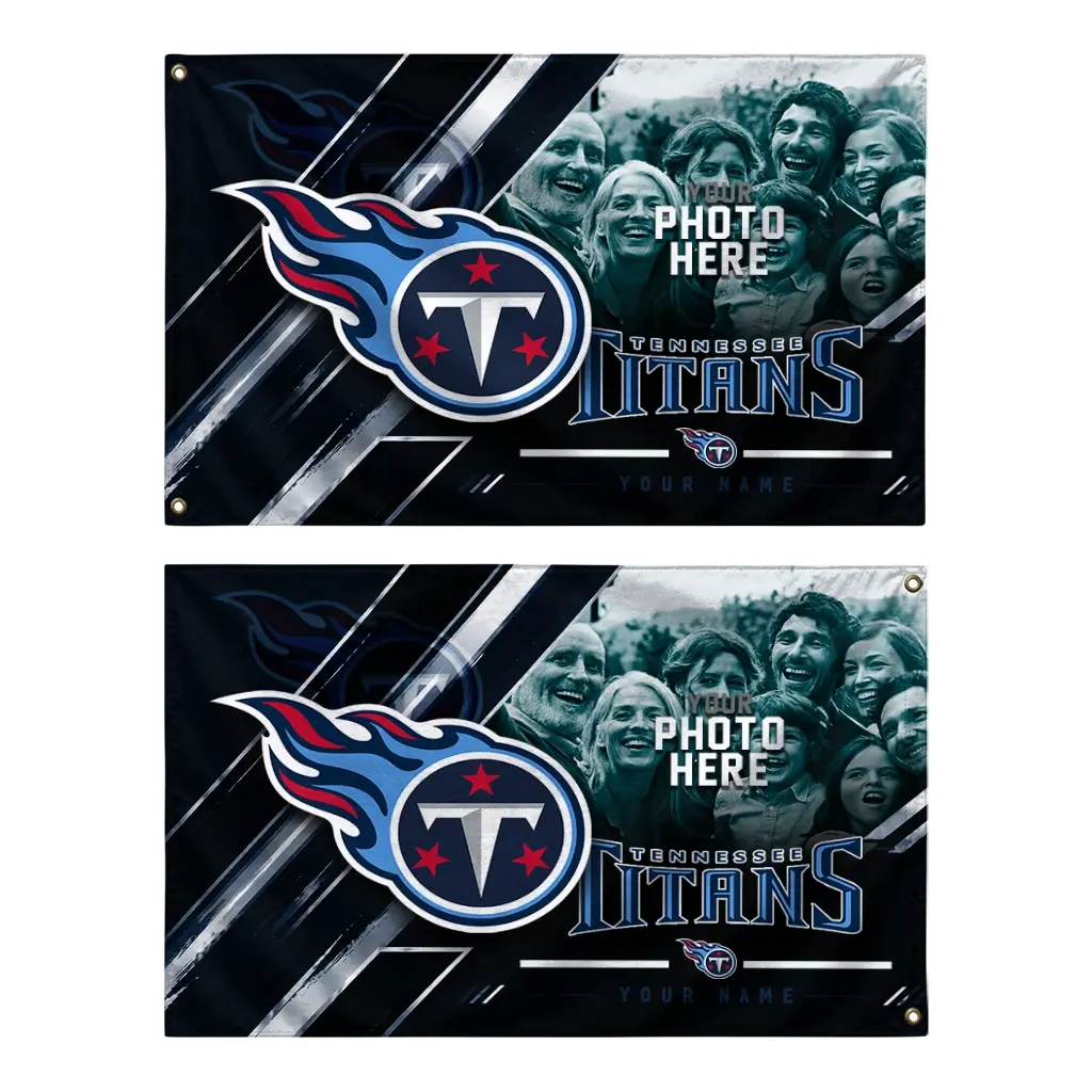Tennessee Titans House Flag Custom Diagonal Stripes Navy Fashion Forward Tennessee Titans House Flag Custom Diagonal Stripes Navy Fashion Forward