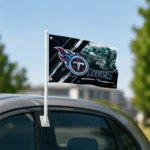 Tennessee Titans House Flag Custom Diagonal Stripes Navy Best Selling