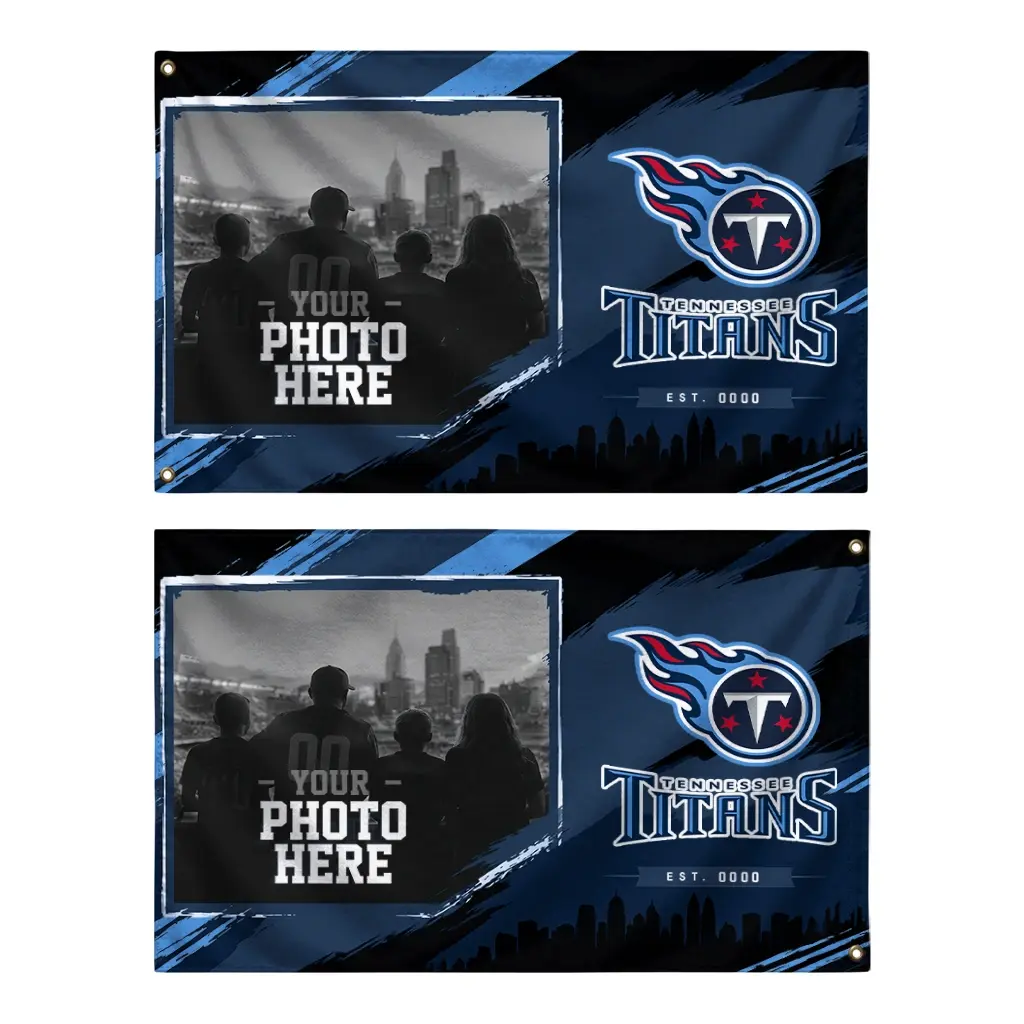 Tennessee Titans House Flag Customized Framed Photo Navy Black Fashion Forward Tennessee Titans House Flag Customized Framed Photo Navy Black Fashion Forward
