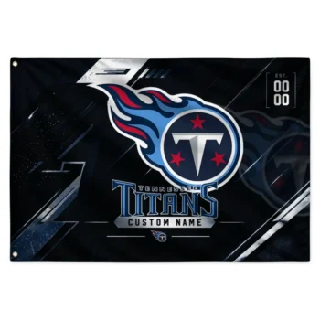 Tennessee Titans House Flag Customized Speed Slashes Navy Best Selling