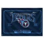 Tennessee Titans House Flag Personalized Ornate Border Navy Best Selling