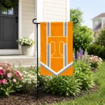 Tennessee Volunteers Garden Flag Custom Chevron Stripes Orange Best Selling