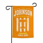 Tennessee Volunteers Garden Flag Personalized Distressed Stripes Orange Best Selling