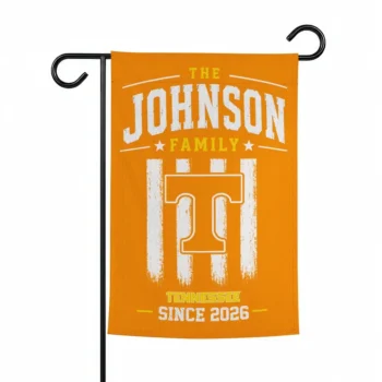 Tennessee Volunteers Garden Flag Personalized Distressed Stripes Orange Best Selling
