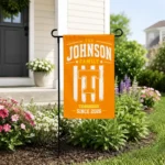 Tennessee Volunteers Garden Flag Personalized Distressed Stripes Orange Best Selling