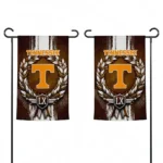 Tennessee Volunteers Garden Flag Personalized Laurel Wreath Orange Best Selling